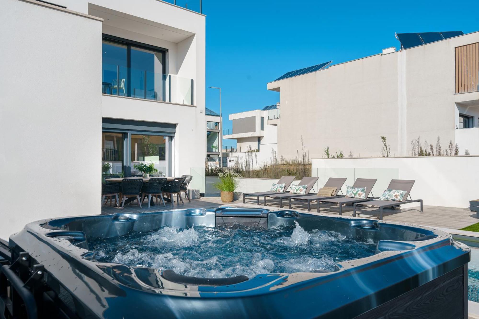 Paradise Villa, Luxury Villa Near The Beach Ribamar  Exterior photo